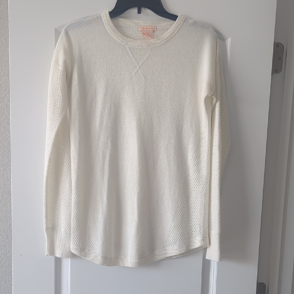 Sweet Romeo Ivory Knit Sweater